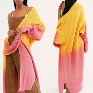 Free People Come Together Ombre Duster Cardigan